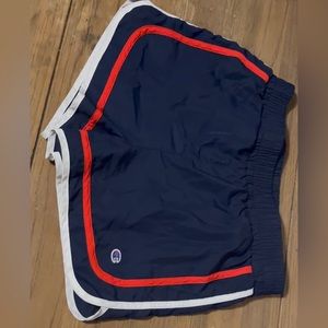 Navy blue athletic Champion shorts